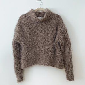 Vintage Havana Chunky Mock Turtleneck Sweater